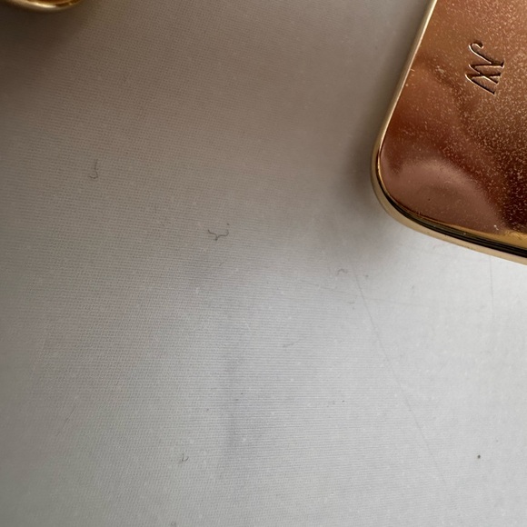 JANE WIN Love You Forever Cuff 14k GP Brass With Mother Of Pearl Bracelet - Picture 7 of 8